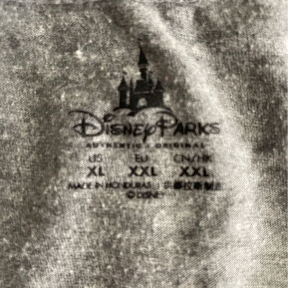 Disney Minnie and Mickey Mouse Kissing Rhinestone Tee Shirt Top Size XL - Picture 3 of 4